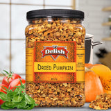 Dried Pumpkin Pieces by Its Delish, 24 OZ Jumbo Container | Gourmet Dehydrated Chopped Pumpkin Dices for Healthy Cooking & Baking Vegetable Soup