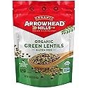 Arrowhead Mills Organic Green Lentils, 16 oz Bag (Pack of 6)