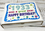 RETRO CANDY YUM ~ 1933 93rd Birthday Gift Box Classic Nostalgic Candy from Childhood for 93 Year Old Man or Woman Born 1933