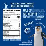 Still Life Organic Freeze-Dried Blueberries, Real Fruit Snack, Single-Ingredient, No Sugar Added, No Preservatives, Healthy Crunchy Snack for Kids