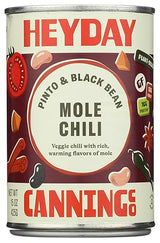 Heyday Canning Co Pinto & Black Bean Mole Chili, 15 OZ