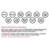 KE Keto Granola ~ Cinnamon Nut Crunch Seed & Nut Keto Cereal | 2g Net Carbs + 8g Protein | Sweetener Free, Sugar Free, Gluten Free, Egg Free | Organic