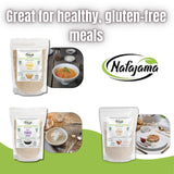 Nafajama Premium Fonio Variety 3 Packs-3lb, White Fonio Grain, Toasted Fonio Grain Organic & Toasted Fonio Flour | Gluten-Free Ancient Grain | Non-GMO, Vegan, High-Fiber Rice Alternative
