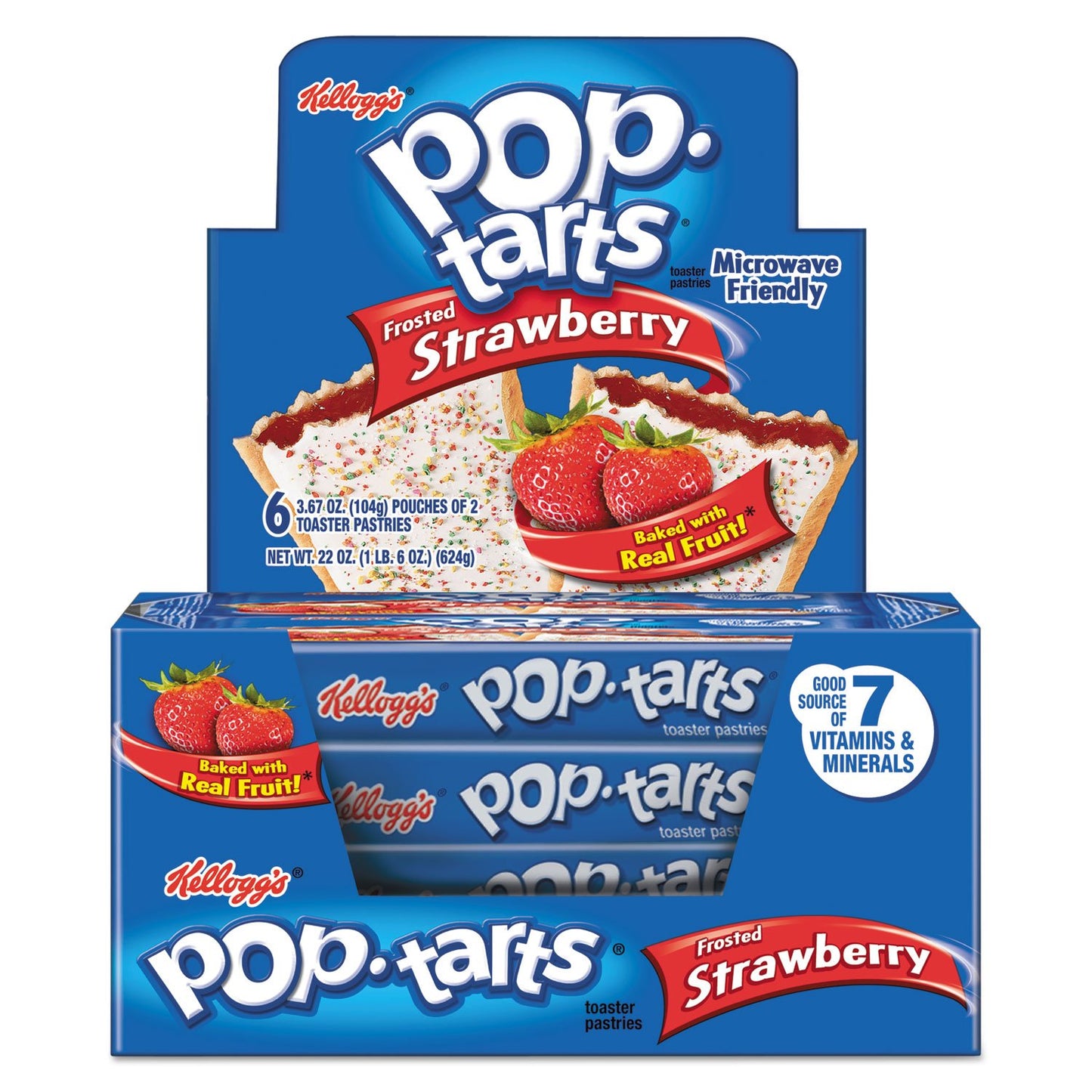 Kellogg's Pop Tart, Strawberry, 2-ct