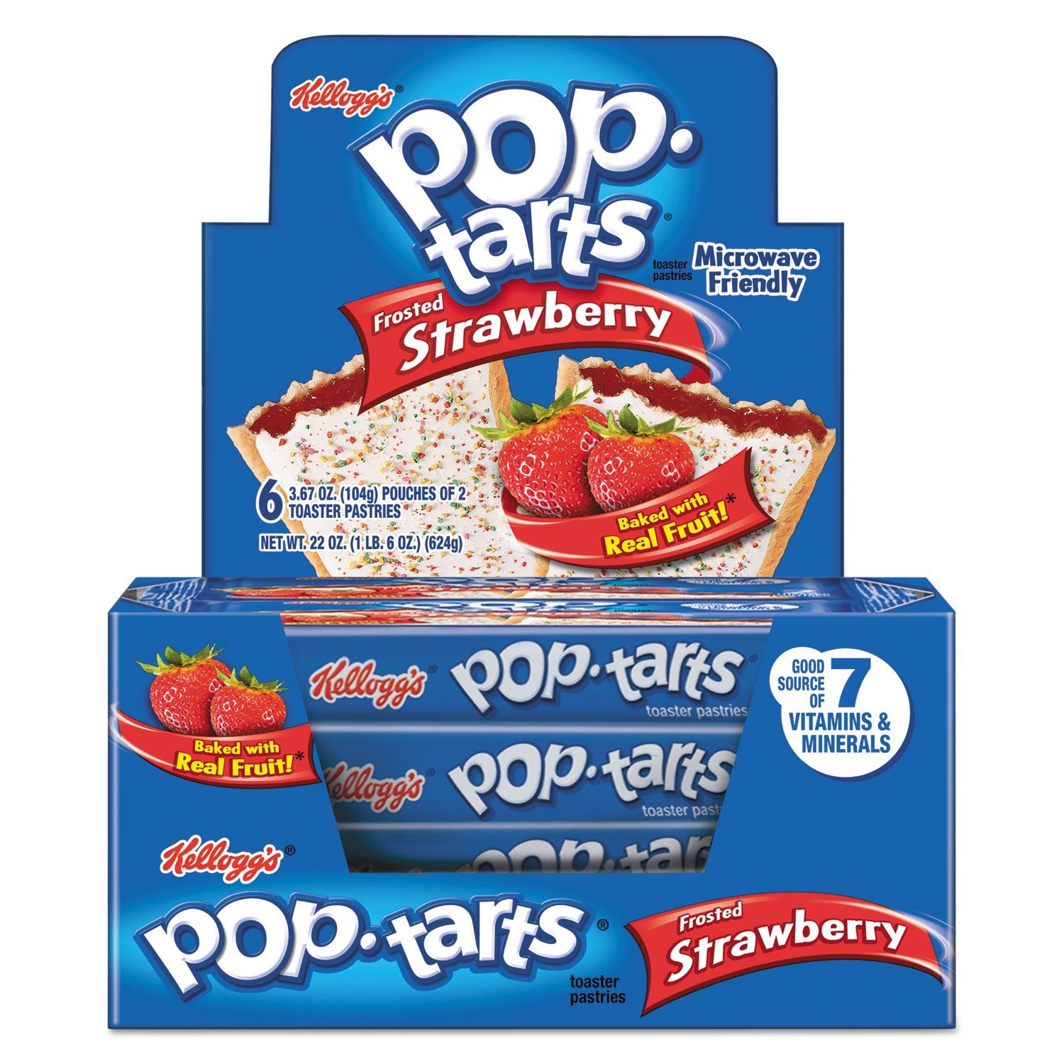 Kellogg's Pop Tart, Strawberry, 2-ct