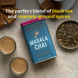 Diaspora Co. Masala Chai Loose Leaf Tea - Authentic Indian Spiced Black Tea with Single-Origin Cardamom, Ginger & Cinnamon - Fresh, Small-Farm Sourced