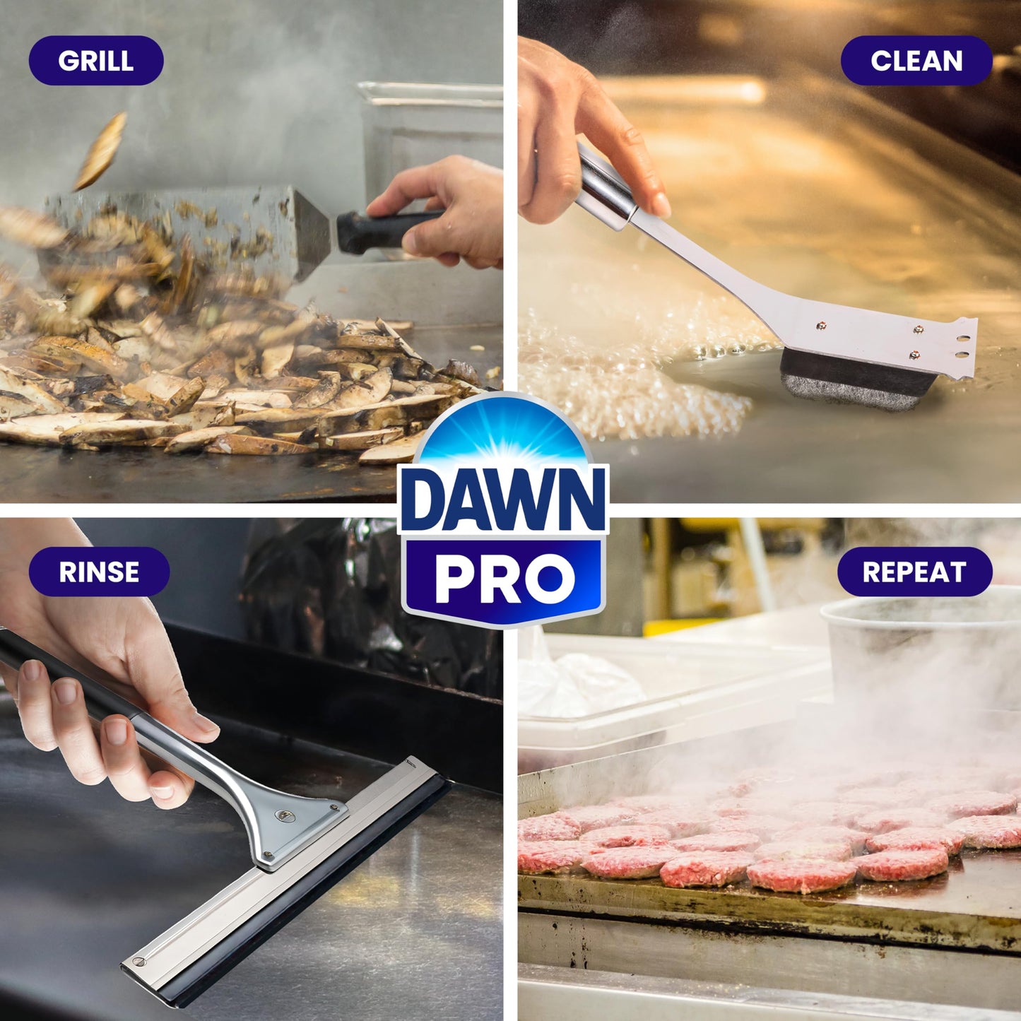 Dawn PRO Hi-Temp Grill and Griddle Cleaner, Commercial Grade, 32 oz