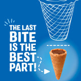 Drumstick Bites Milk Chocolatey Waffle Cone Snacks, Chocolate Dessert, Pantry Snacks 3.5 oz