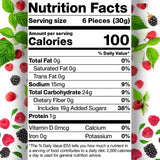 Berries Gummy Candy - 1 Pound Bulk Bag, Crunchy Red And Black Candy - Raspberry And Blackberry Berry Gummies Perfect for Dessert Decorations