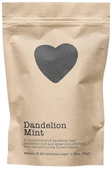 Dandelion Mint, 15-20 Servings, Eco-Conscious Zip Pouch, Caffeine Free, Pure Loose Leaf Tea Grown in America, 1.74 Ounce (Small)