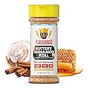 Flavor God Buttery Cinnamon Roll Seasoning Topper Mix, Natural Healthy Blend For Chocolate Donuts, Coffee, Oatmeal, Pancakes, Sandwiches, Fruit, Ice