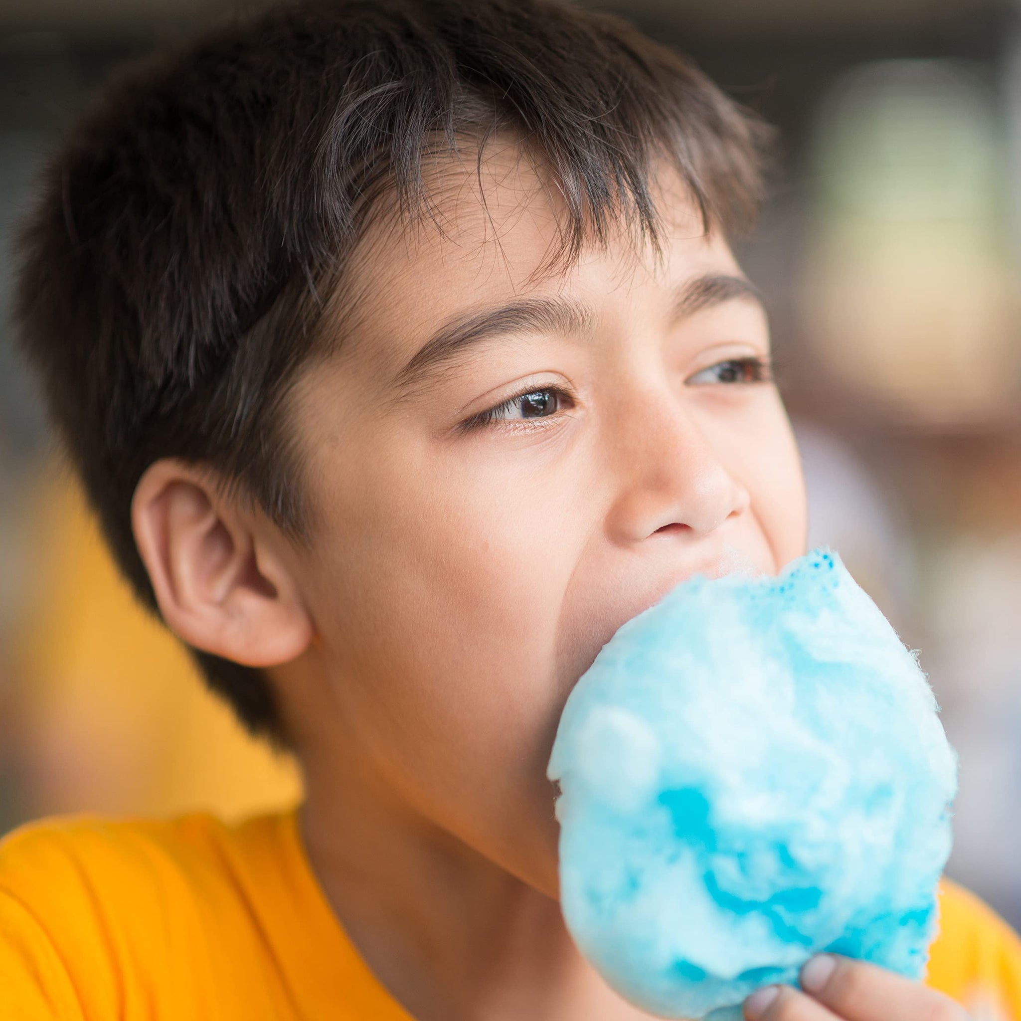 Nostalgia Kool-Aid Cotton Candy Variety Kit - 3 Flossing Sugar Flavors (Blue Raspberry, Strawberry, Tropical Punch) - 7-oz Bottles - Compatible