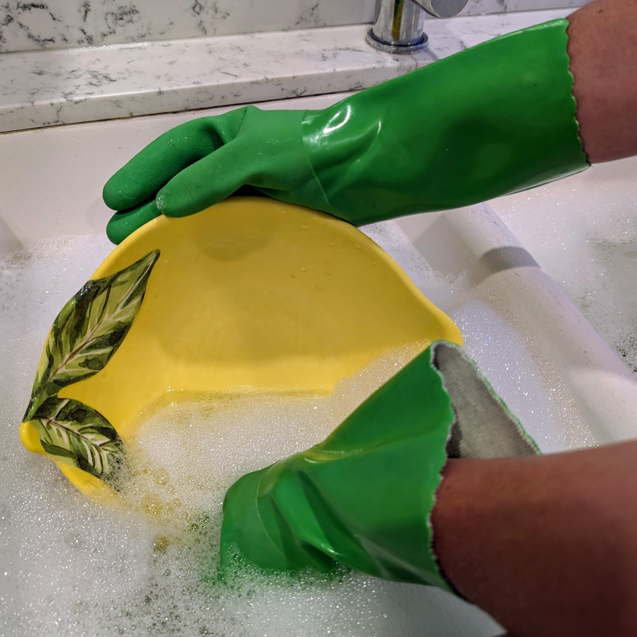 Star Kitchen & Home True Blues Ultimate Green Household Cleaning Gloves (Small)