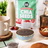 Urban Platter Healthy Bowl Raw Chia Seeds 200g