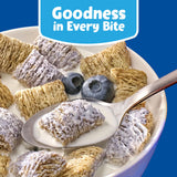Kellogg's Frosted Mini Wheats Breakfast Cereal, Fiber Cereal, Kids Snacks, Blueberry Muffin, 14.3oz Box (1 Box)