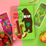 Bear, Fruit Splits Strawberry Apple, 3.5 Ounce