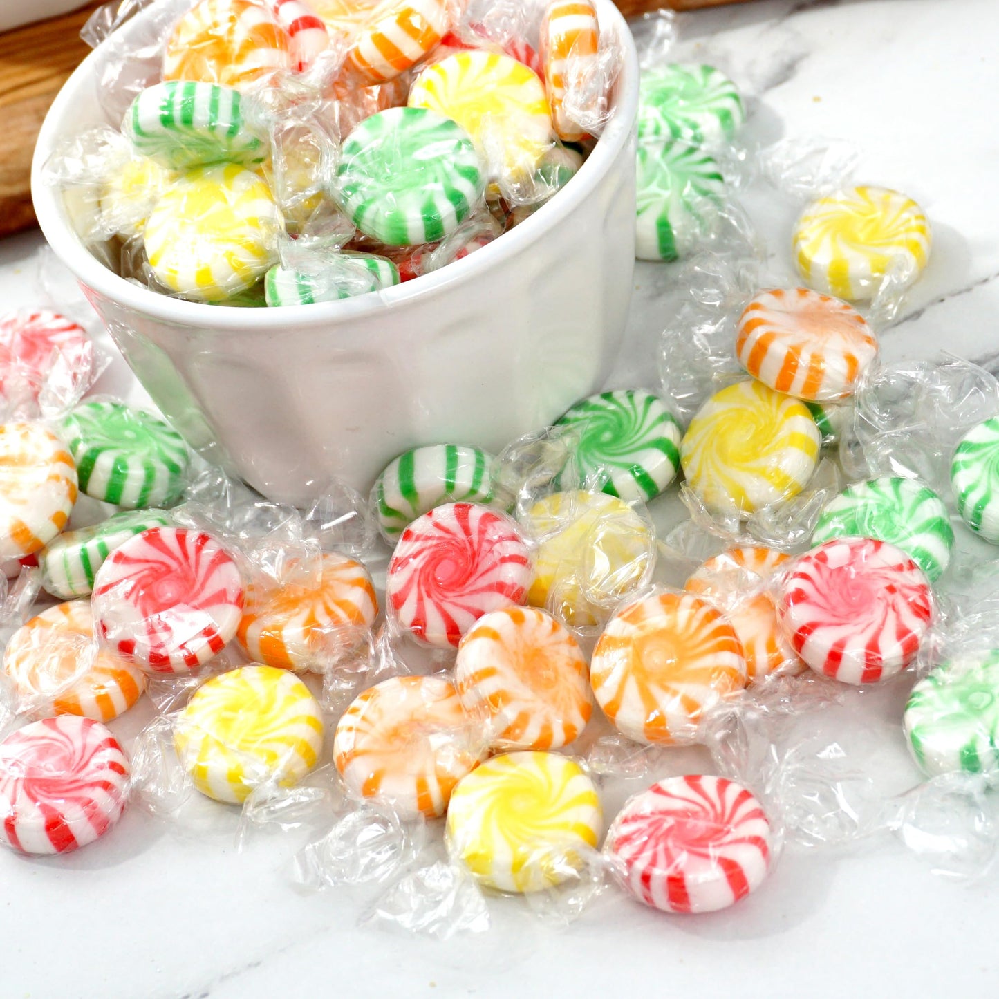 Fruity Starlight Hard Candy, 1 Pound Bulk Candy (Approx. 75 pcs.), Individually Wrapped Hard Candy, Fruit Starlights, The Hampton Popcorn & Candy