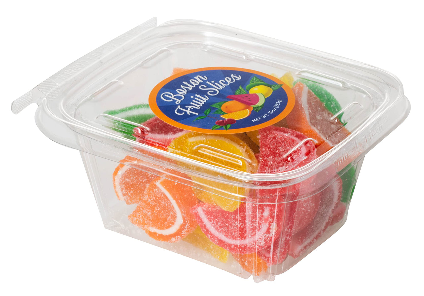 Boston Fruit Slices Mini Fruit Gummy Candies 10oz Tub