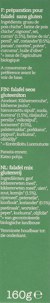 AMISA ORGANICS Organic Falafel Mix, 160 GR