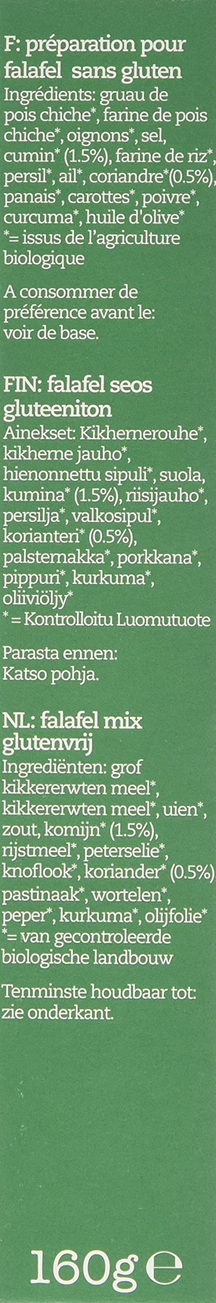 AMISA ORGANICS Organic Falafel Mix, 160 GR