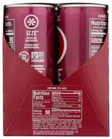 IZZE Sparkling Juice, Blackberry, 8.4 oz Cans, 4 Count
