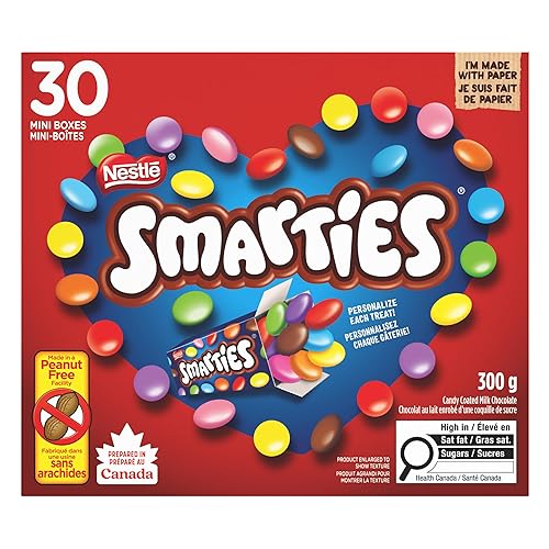 SMARTIES Valentine’s Day Minis, Pack of 30 snack size, 300g