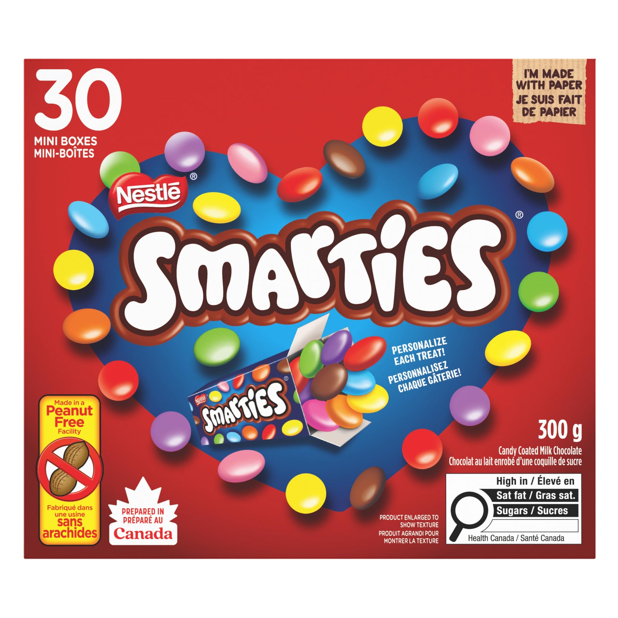 SMARTIES Valentine’s Day Minis, Pack of 30 snack size, 300g