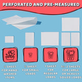 Ecogami Laundry Detergent Sheets - 32 Sheets (Up to 64 Loads), Available in Fragrance-Free or Takekaze, Plastic-Free, Biodegradable, Dissolvable
