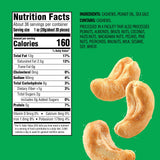 Emerald Nuts Roasted and Salted Whole Cashews (1-Pack), 5oz Resealable Bag, Plant-Based Protein, Kosher Certified, Non-GMO, Contains No Artificial