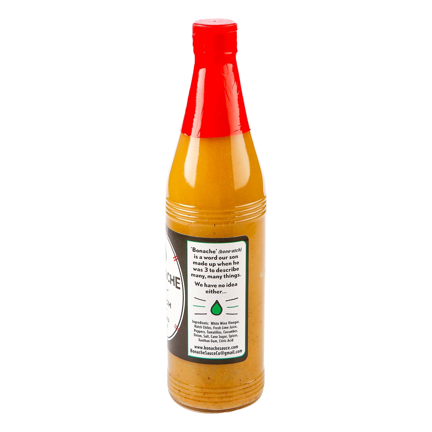 Bonache Hot Sauce, Hatch, 6 oz