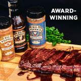 Big Poppa’s Granny’s BBQ Sauce - Award-Winning Sweet BBQ Sauce for Chicken, Pork and Beef - Thin Glaze-Style, Mild Heat, Crowd-Pleasing Flavor