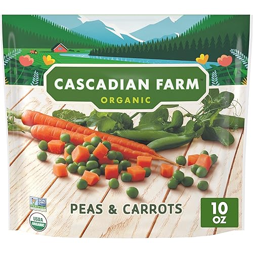Cascadian Farm, Peas And Carrots Organic, 10 Ounce