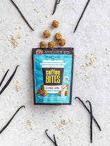 French Vanilla Energy Balls with Caffeine Vegan Granola Balls, Coffee Granola Organic Gluten Free, Keto Granola Bites Organic, Low Carb Granola Nut
