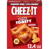Cheez-It Cheese Crackers, Baked Snack Crackers, Lunch Snacks, Extra Toasty, 12.4oz Box (1 Box)