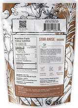 Soeos Star Anise, 4 Ounce, Star Anise Whole, Anise Seeds for Baking and Tea, NON-GMO Verified
