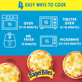 Bagel Bites Mini Pizza Bagel Frozen Snacks, 1 Box, for After-School and Late Night Snacking, Three Cheese, No High-Fructose Corn Syrup and No