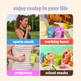 Realsy Pitted & Stuffed Medjool Dates, Organic Dates with No Sugar Added, Gluten-Free, Vegan, Good Source of Fiber, Low Glycemic Index, All Natural