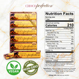 ChocoPerfection Dark Almond Sugar Free Chocolate Bars - Vegan Gift Box European Style Dark Chocolate Almonds, Keto Friendly Gluten Free Snacks
