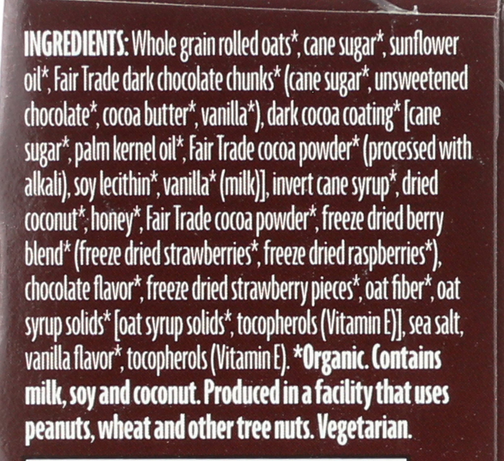 Natures Path bar Love Crunch Chocolate Red, 1.06 oz each, 6 Count (Pack of 1)