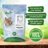 NUTS U.S. - California Raw Walnuts (No Shell) - Fresh Chandler Variety with a Mild, Buttery Crunch - A Delicious Source of Protein, Fiber & Omega-3