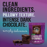 MIGHTYLICIOUS Chocolate Brownie Mix, Gluten-Free Brownie Mix, Plant-Based, Dairy-Free & Egg-Free, Non-GMO, Kosher, Allergen-Friendly Baking Mix, Easy Homemade Brownies (3-Pack)