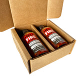 Hell Fire Detroit Cherry Bomb Hot Sauce (Medium), Crafted with Fresh, Fire-Roasted Cherry Bomb Chile Peppers, All-Natural, Vegan, Gluten-Free, Low