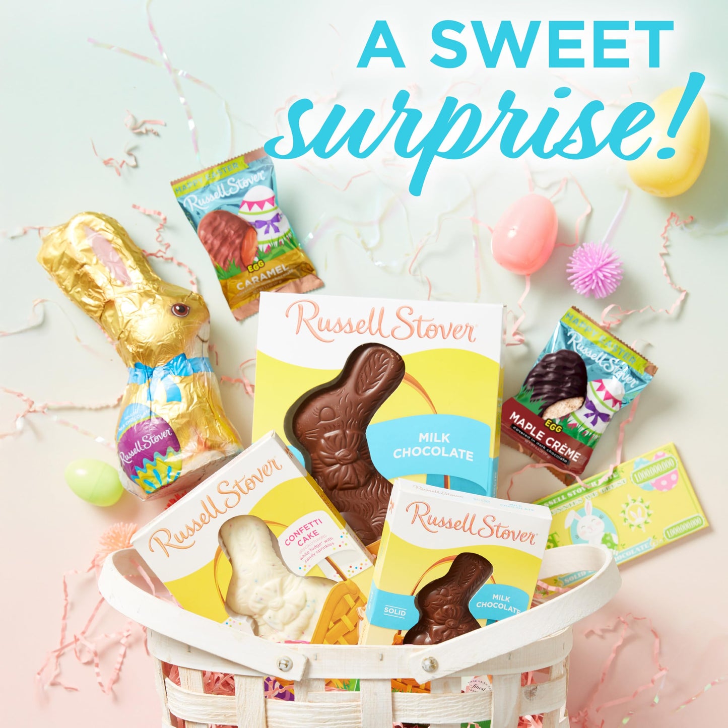 Russell Stover Easter Maple Creme Dark Chocolate Easter Egg, 1.3 oz each (Pack of 18)