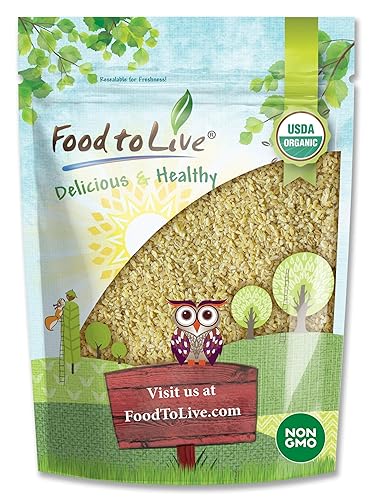 Organic Bulgur Wheat, 8 Ounces - Non-GMO Whole Grain, Parboiled Groats, Kosher Borghul Berries, Bulk Seeds, Coarse, High in Dietary Fiber, Manganese, Magnesium, and Copper.