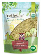 Organic Bulgur Wheat, 8 Ounces - Non-GMO Whole Grain, Parboiled Groats, Kosher Borghul Berries, Bulk Seeds, Coarse, High in Dietary Fiber, Manganese, Magnesium, and Copper.