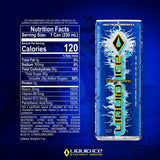 Liquid Ice Energy Drink - Arctic Berry (8.3 Fl Oz, 24 Count)