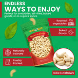 Raw Whole Unsalted Cashews - 5 lbs.- Premium Quality Kosher Raw Cashews By We Got Nuts - Oil-Free Natural, Healthy & Diet-Friendly Snack - Gourmet