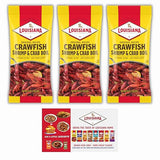 Louisiana Fish Fry Products Crawfish, Shrimp & Crab Boil Seasoning - Spicy & Delicious Seafood Powder Complete Seasoning - Low Salt Cajun Seasoning 16