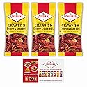 Louisiana Fish Fry Products Crawfish, Shrimp & Crab Boil Seasoning - Spicy & Delicious Seafood Powder Complete Seasoning - Low Salt Cajun Seasoning 16