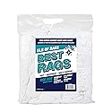 Arkwright Premium T-Shirt Rags Bulk, 5 lb Bag, Cotton Cleaning Towels, Low Lint Knit Wiping Cloths for Paint, Stain, Grease, Shop and Auto Use, Quick